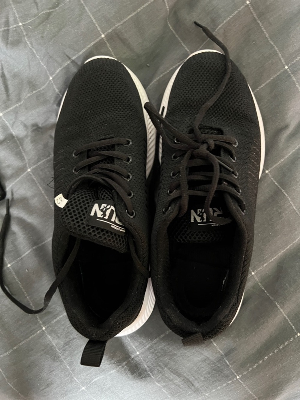 Men's Black RLN Athletic Running Shoes